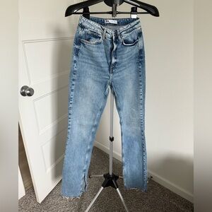 Zara Light Blue Flare Jeans